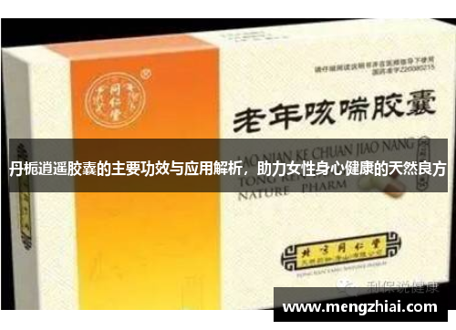 丹栀逍遥胶囊的主要功效与应用解析，助力女性身心健康的天然良方